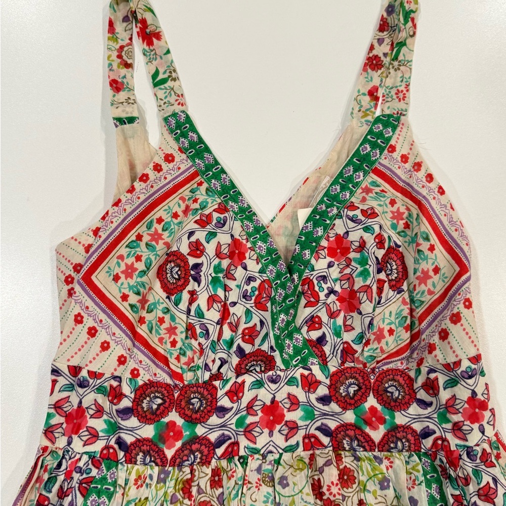 Speechless Floral Patchwork Dress Boho Sleeveless Fit Flare Size 11 NWT - Picture 5 of 12